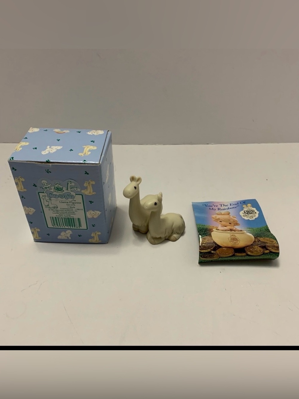 PRECIOUS MOMENTS Llama figurine for Noah’s ark  with box 1993